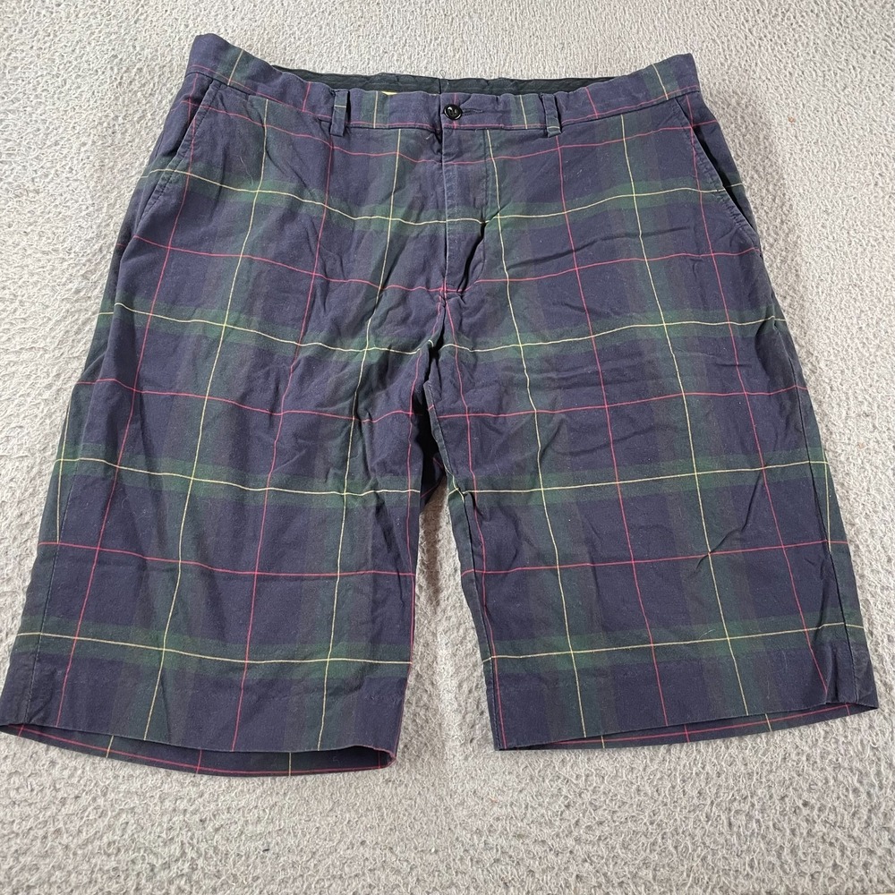 Polo Ralph Lauren Shorts Mens 36 Multicolor Plaid Madras Cotton Preppy Classic